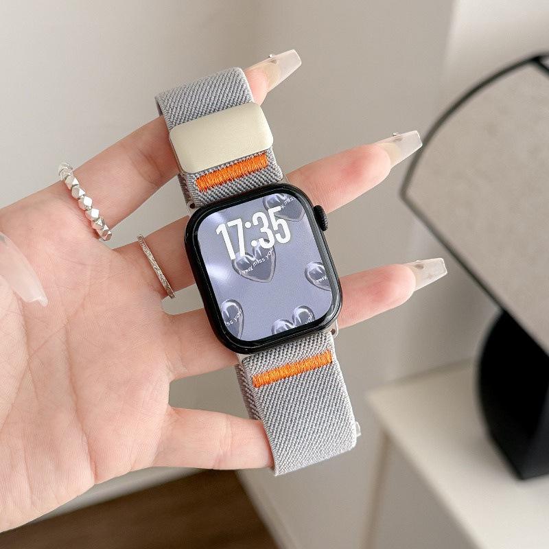 Cinturino E-Buckle Compatibile per Apple Watch Serie 6, 7, 8, 9, 10, 11 e ULTRA