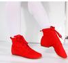 High-Top Jazz Dance Shoes for Men & Women, Canvas Soft Sole Low-Top Practice Shoes.