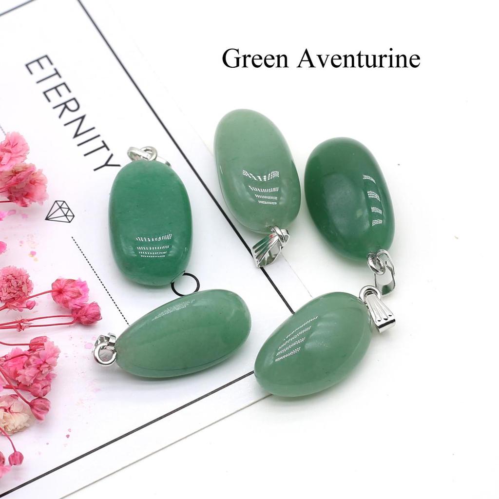 5 st, Böhmisk Reiki Healing Kristallhänge, Unik Energi Natursten Agat Ädelsten Berlocker för DIY Halsband Nyckelringstillbehör Hantverk Gåvor