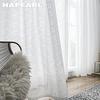 1 pièce NAPEARL 10-20 % occultant style français simple romantique dentelle chaîne tricoté pur blanc gaze rideau pour salon chambre balcon décoration de la maison