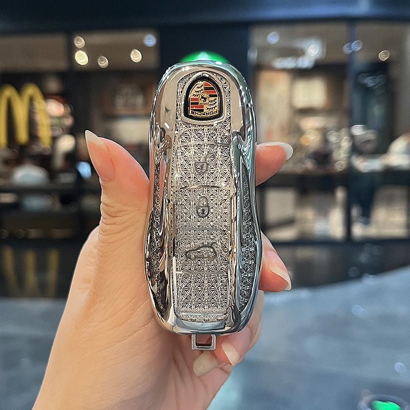 Univerzální pouzdro na klíče Porsche pro Macan, 718, Cayenne, Panamera, 911, Taycan - Unisex design