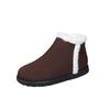 Womens Snow Boots Ankle Flat Round Toe Shoes for Women Brown Tabi Booties High Quality Spring 2024 Autumn No Slipery Hot New In