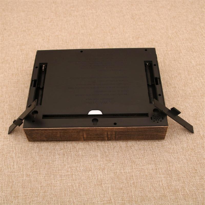 Festival Memory Showcases Combining Rotating Snow Effect Battery Power Melodies Player And Shatterproof Frame Structure