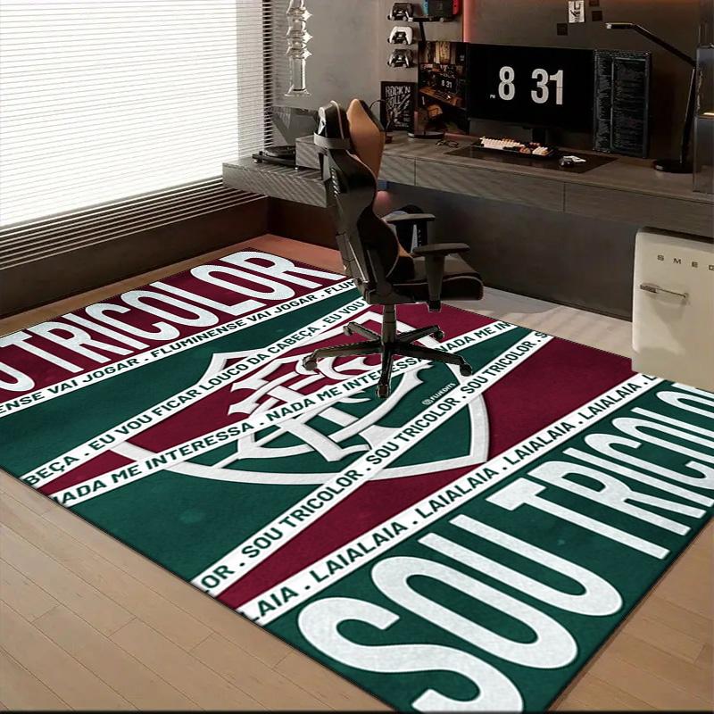 Champions Celebration Printed Office Carpet Chair Cushion Entryway Rug, Rugs for Living Room, Bedroom Christmas gifts