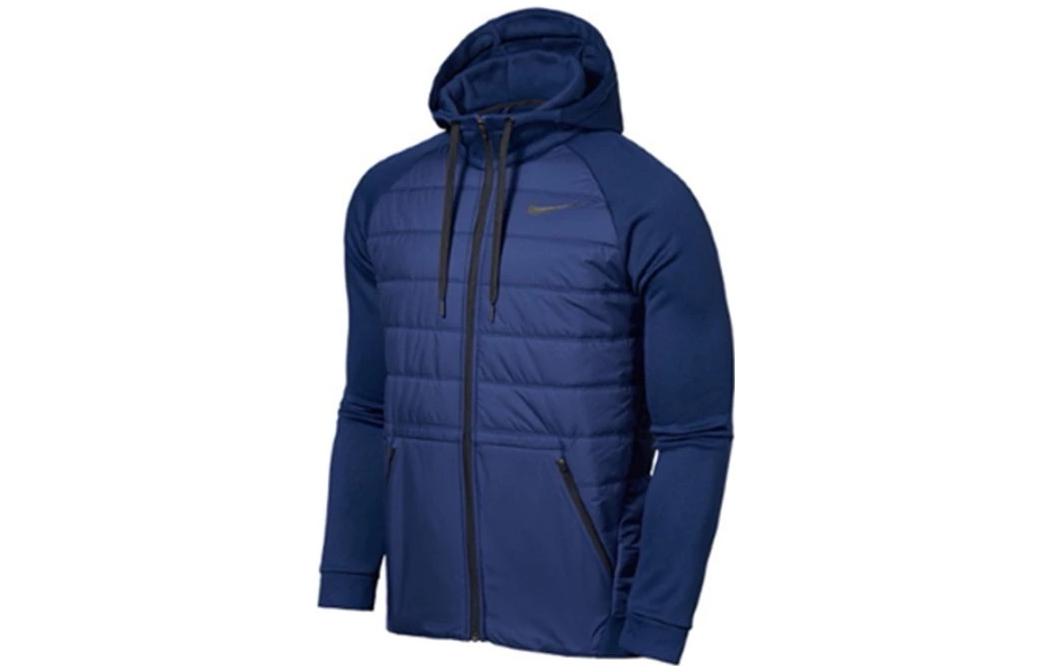 Nike Puffer Jackets Men s Blue Hooded Moderate AO1441-478 XXL