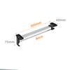 Heavy Duty Pull-Out Closet Valet Rod Adjustable Wardrobe Clothing Rail Top Mount Wardrobe Hanger Rack Bar Ball Bearing Slide