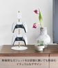 Yamazaki Jitsugyo 1699 Supporto Mobile per Controller di Gioco Bianco L17 x P17 x H38,5cm Tower Ricarica Mentre Lasciato Altezza e Orientamento Regolabili