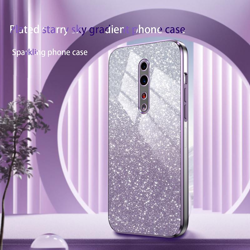 For OPPO RENO Z Reno 2 2Z 3 3 5 5K Case Bling Luxury Electroplate Glitter Phone Case shockproof Soft Bumper Clear Bcak Cover