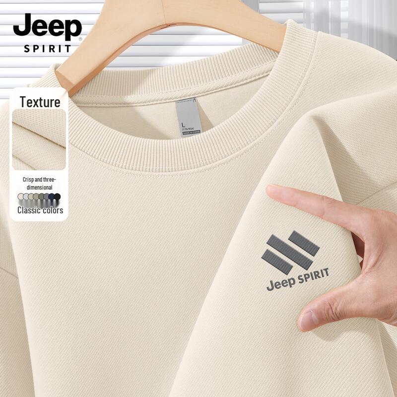 JEEP SPIRIT Men's 2025 Casual Pullover Sweatshirt