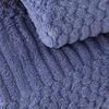 Bath Shower Towel Set Coral Fleece Quick Dry Highly Absorbent Soft Comfortable for Daily Use Dark Blue