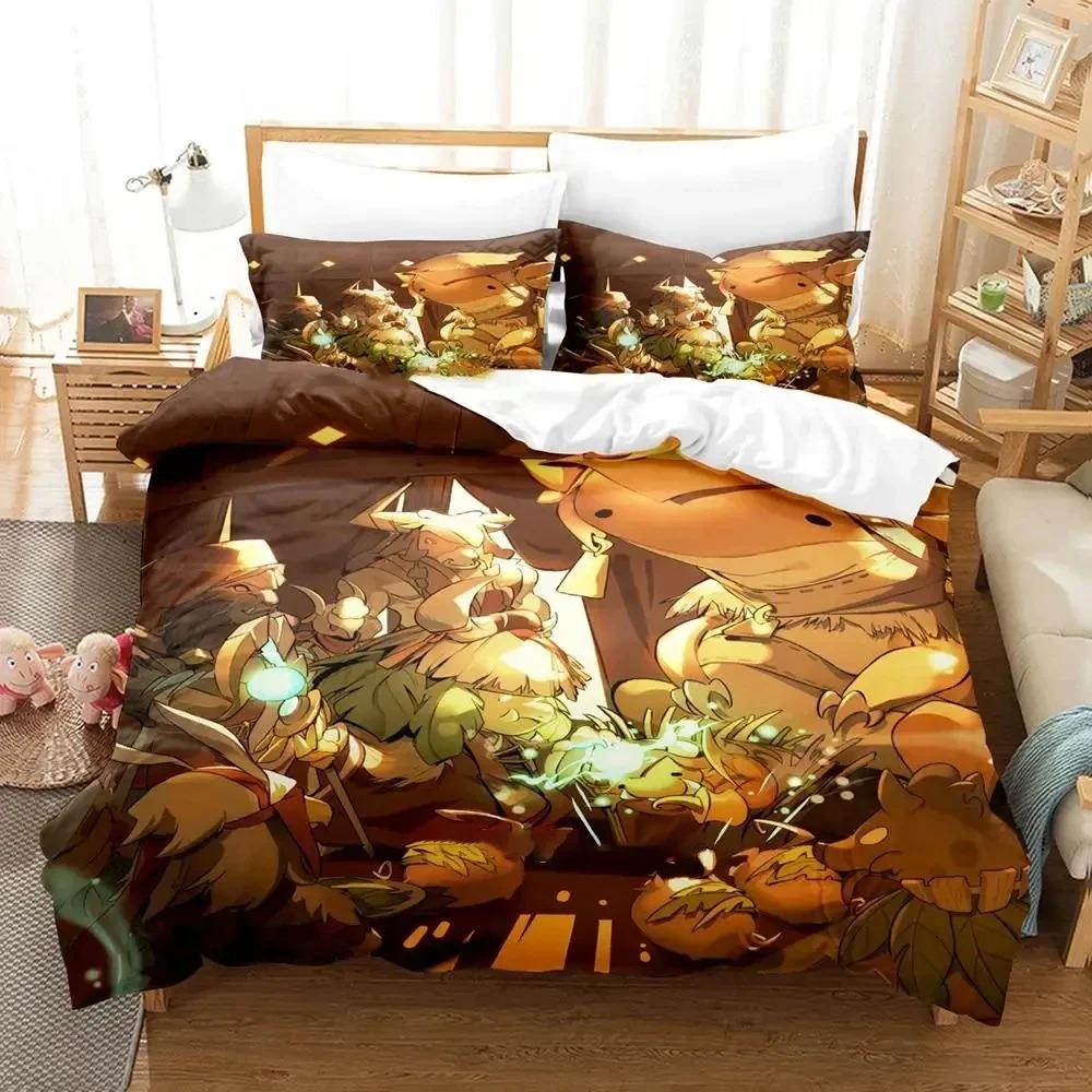 

Anime Game Soul of Eden Bedding Set Duvet Cover Bed Set Quilt Cover Pillowcase Comforter king Queen Size Boys Adult Bedding Set Tool 70x133cm 2pcs