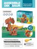 DIY Tyrannosaurus Rex Educational Toy Egg - Assemble & Disassemble Building Blocks for Children