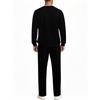Hot-selling Men's Sports Suits, Men's New Color-matching Knitwear, Two-piece Casual Fashion