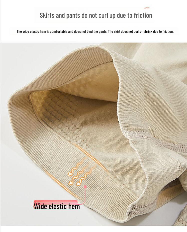 High-Waist Honeycomb Tummy-Lifting Seamless Boxer Shorts for Women