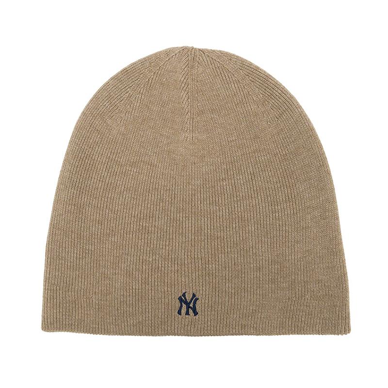 MLB Полиэстеровые Шапки-Бини Унисекс Бежевые Модные 3ABNB0456-50BGS F