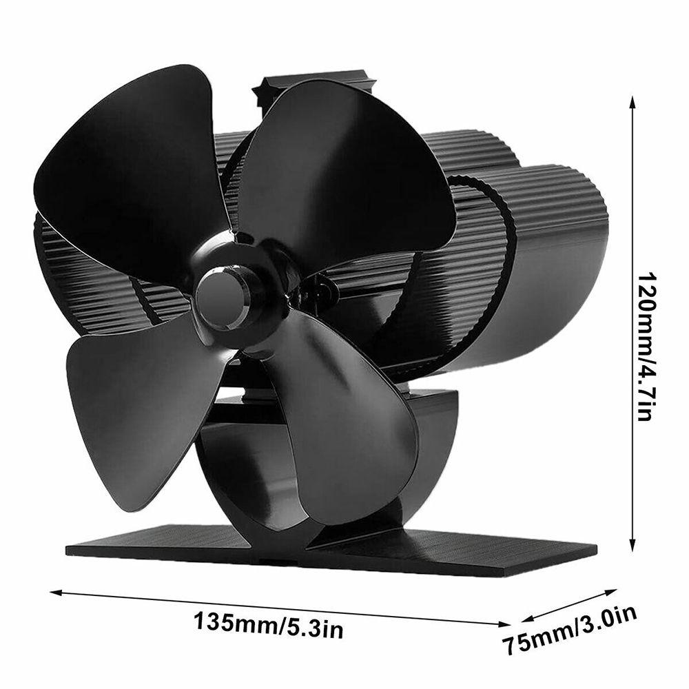 Buy Stove Accessories Lotus Circulation Heat Powered Fan Fireplace Fan Burning Stove Stove Top