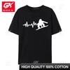 Snowboard Heartbeat Snowboarder Comfortable Pure Cotton Unisexs Tops Shirts Summer Ostern Day Top TShirts Printing Tees Newest