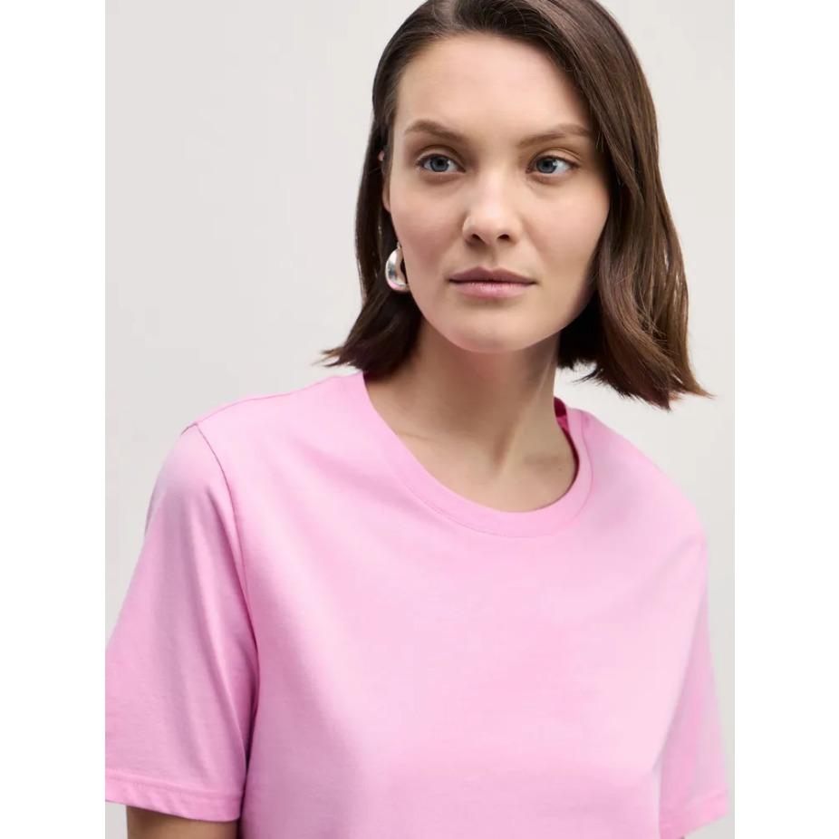 Leisure Breathable Solid Color Summer Women T Shirt Round Neck Cotton Short Sleeve T-Shirts Couples Tees