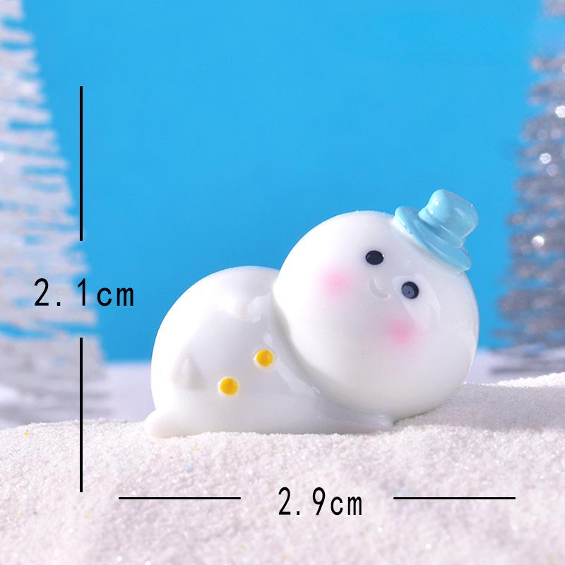 Decorative Items Decorative Items Christmas GiftsChubby SnowmenResin Handicraft Accessories