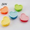 Cute Macaron Colored Boxes 5Pcs Mini Storage Box with Lids, Stackable Plastic Containers, Reusable Containers Heart/Square/Flower Shape Food Organizer