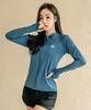 Tyubeuteuli Women'S Relaxed Fit Finger Hole Rash Guard Top B513 Coral Blue