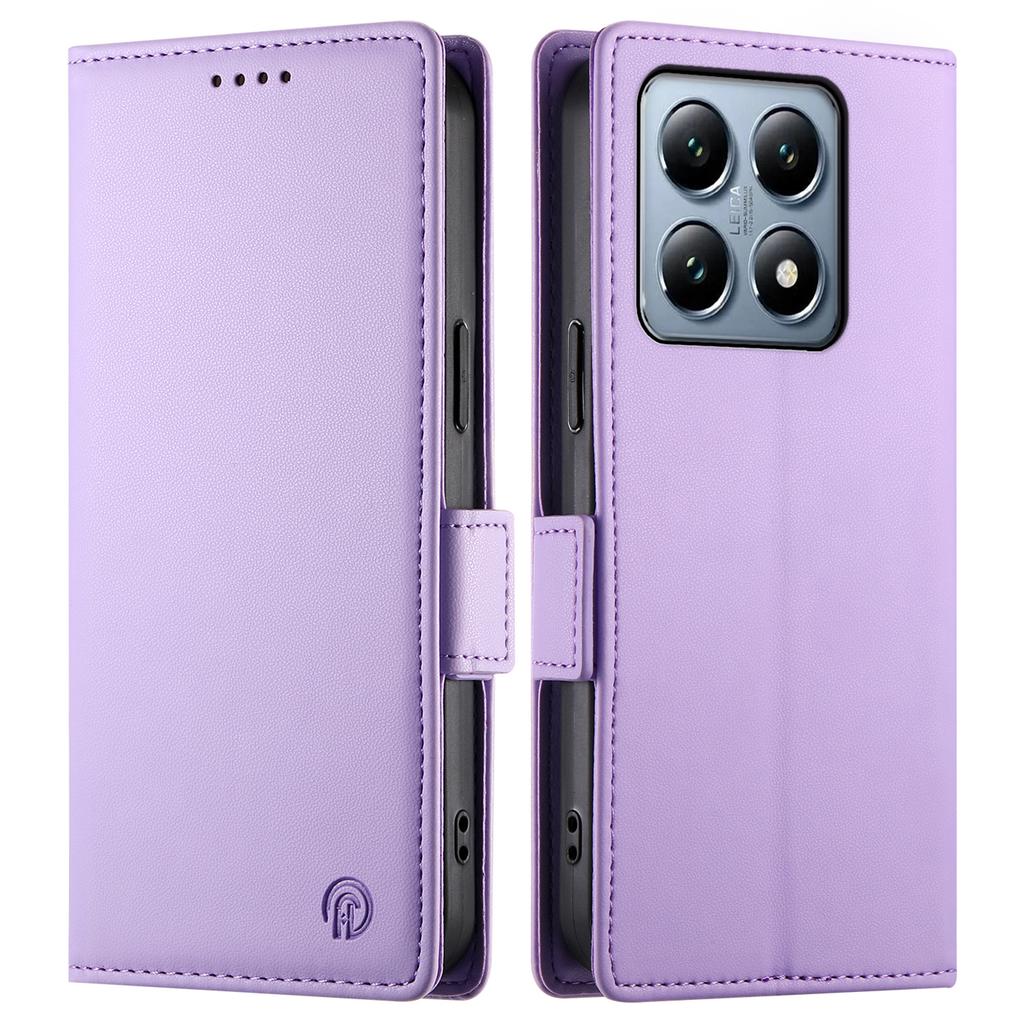 DF-010 Für Xiaomi 14T Pro Ständerhülle PU Leder Brieftasche Handyhülle