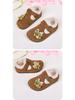 Women's 2025 New Cartoon Fluffy Birkenstock Snow Boots with Thick Sole - Warm and Full Coverage Cotton Shoes