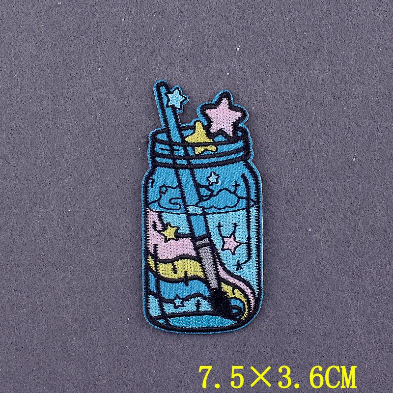 Camping Travel Patch Wilderness Embroidered Patches On Clothes Stripes DIY Nature Adventure Badges On Backpack Accessory Decor