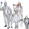 Of Wizard Oz Tin Man Adult Kids Cosplay Costume Boy Girl Fancy Dress Suit Outfit