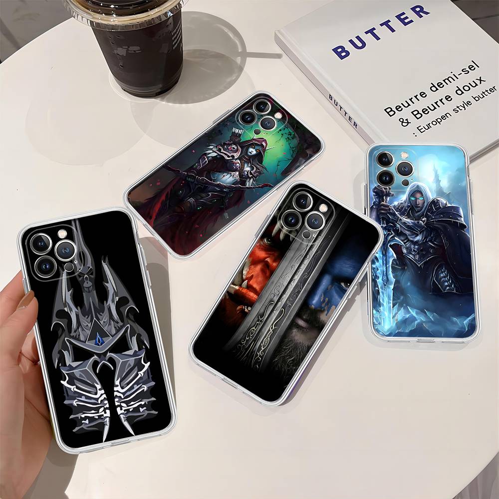 Web Game W-WarcraftS Fit For IPhone 16 15 Promax Phone Case IPhone 14 11 12 High End 13 Pro Silicone