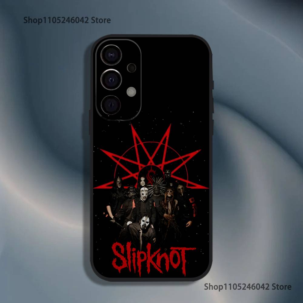Band S-SlipknotS Psychosocial Phone Case For Samsung S25,S24,S21,S22,S23,S30,Ultra,S20,Plus,Fe,Lite,5G Black Cover