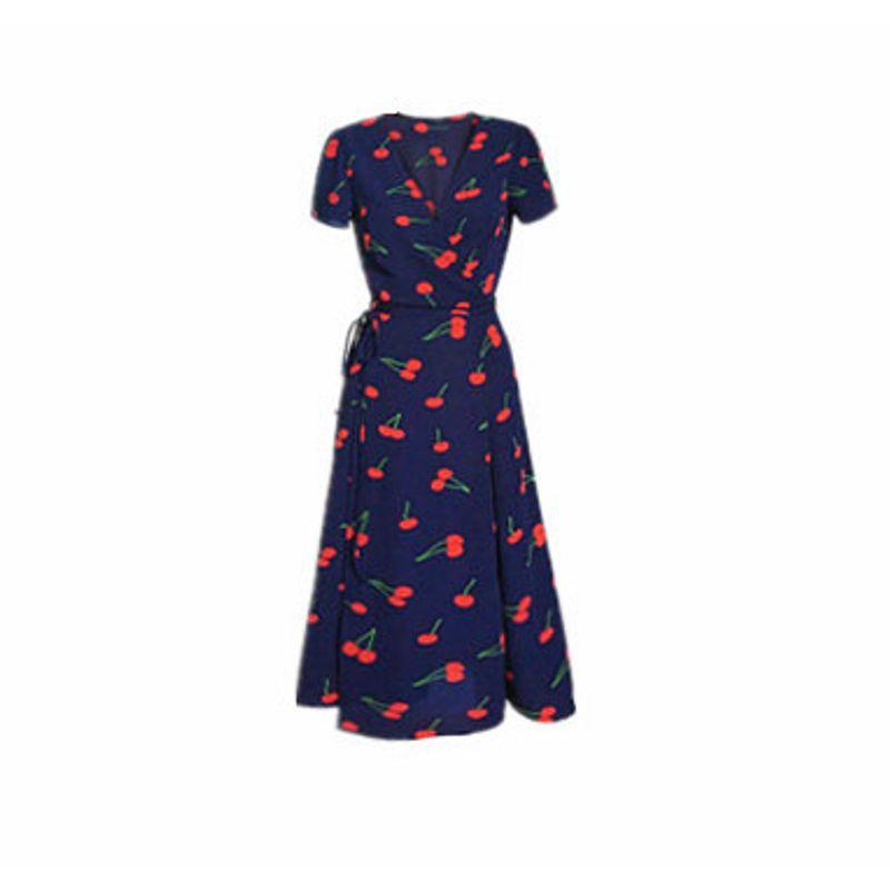 

Amazon Cherry Thai Dress Oversize Women s Clothing Picture color 4XL