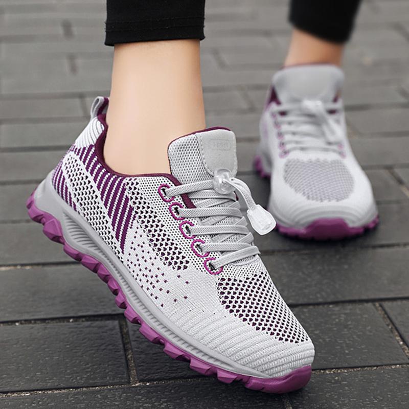 Fashion Fashion Breathable Running Shoes for Women Lightweight Non Slip Sports Sneakers Woman Soft Sole Casual Outdoor Walking Trainers