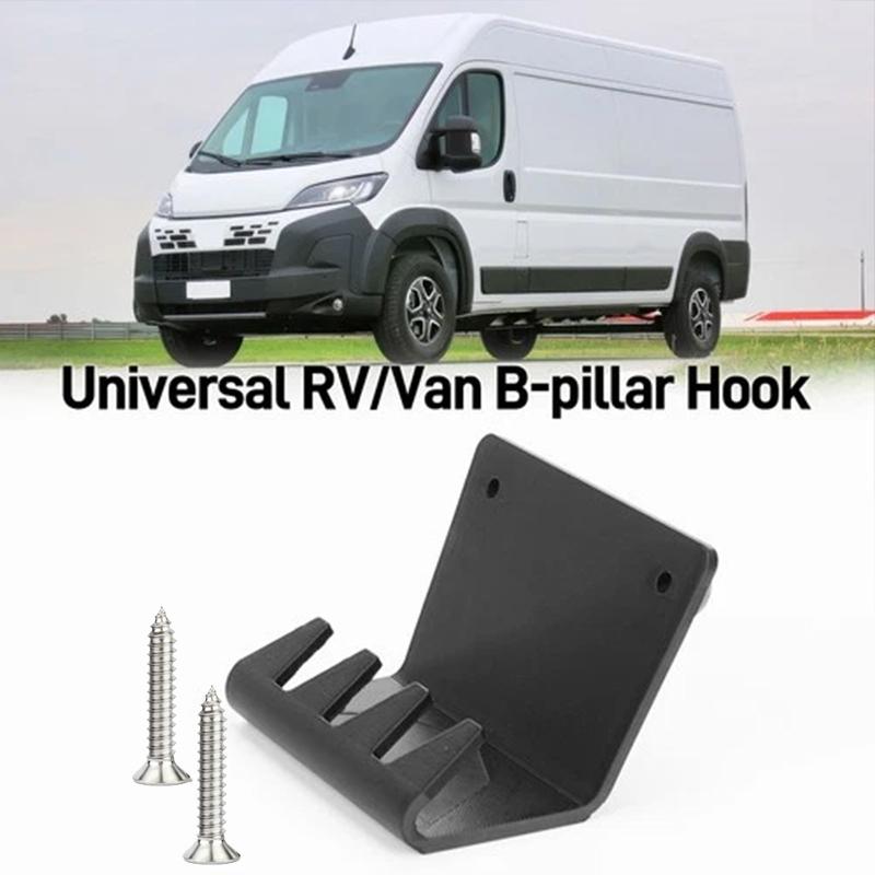 Háček na oblečení na B-sloupek pro Fiat Ducato Peugeot Boxer Citroen Jumper se dvěma šrouby Odolný doplněk pro obytný vůz