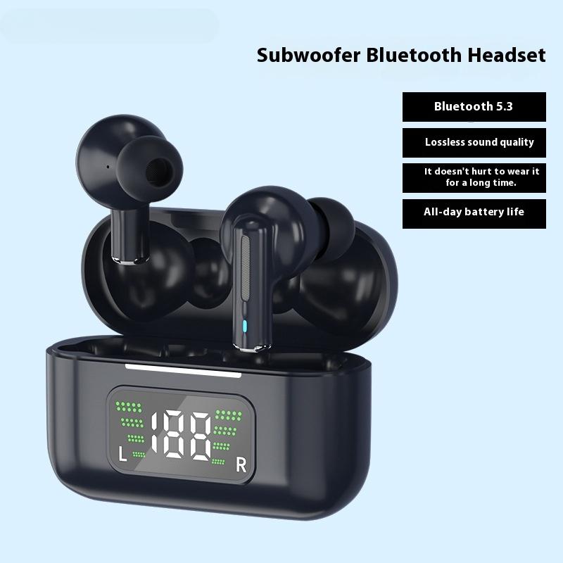 

Bluetooth-гарнитура с цифровым дисплеем, внутриканальные наушники True Wireless, спортивная, с длительным сроком службы батареи, шумоподавлением, Bluetooth-гарнитура