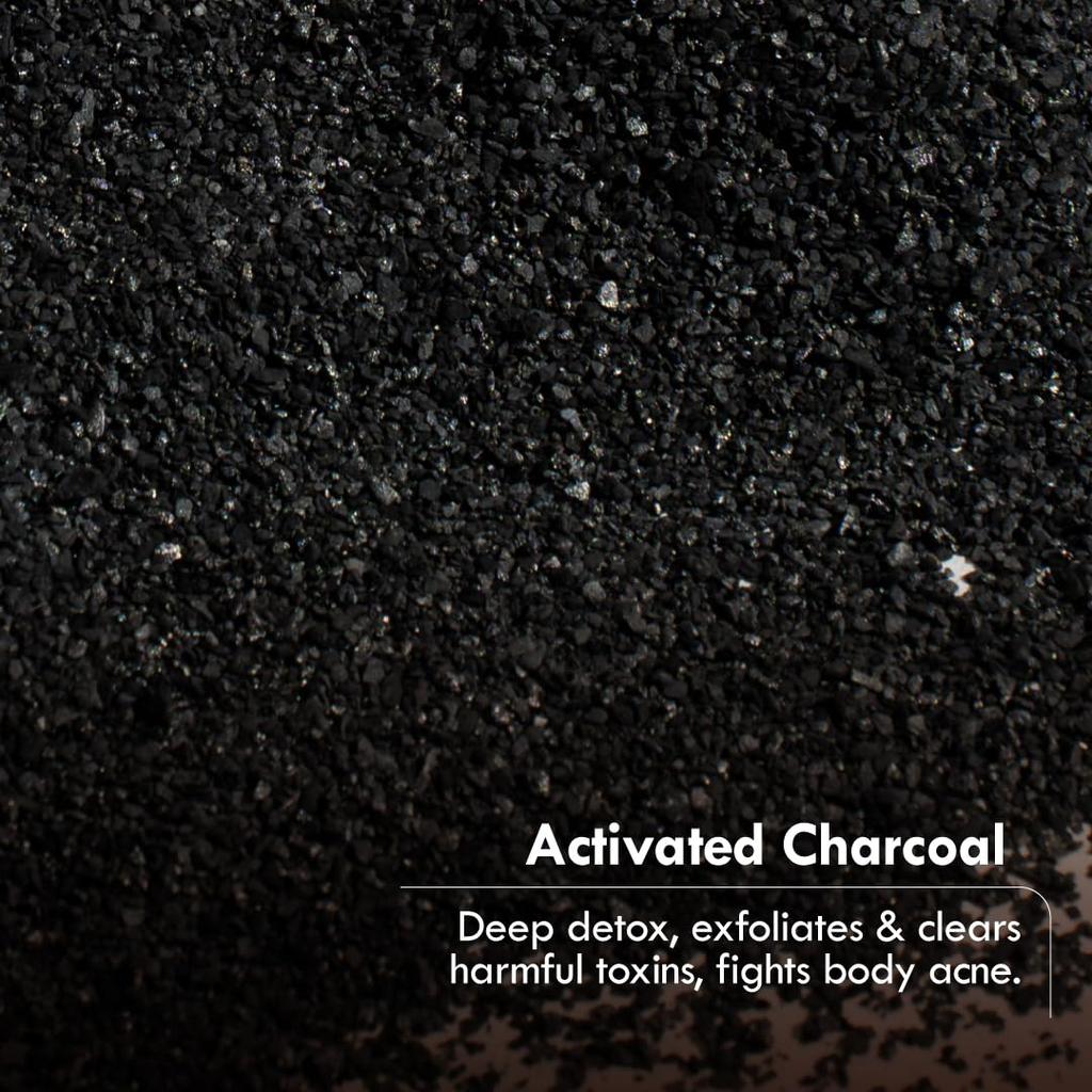 Nat Habit Charcoal & Sandalwood Bath Soap Combo for Daily Skin Cleansing and Oil Control for Fresh Glowing Radiant Skin 125g