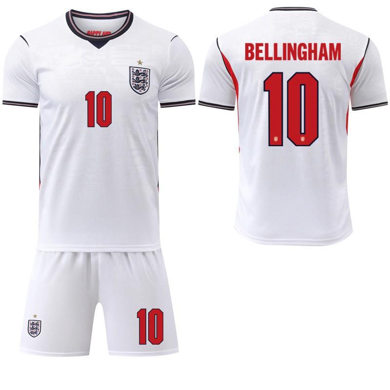 

World Cup England No.10 Bellingham Jersey Home National Team 7 Saka 9 Kane Football Kit #16