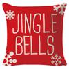 New Christmas Linen Pillow Cover Simple Sofa Pillow Home Printed Cushion Cover