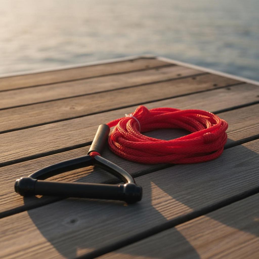Water Ski Rope with Handle Floating Braided for Boat Owners
