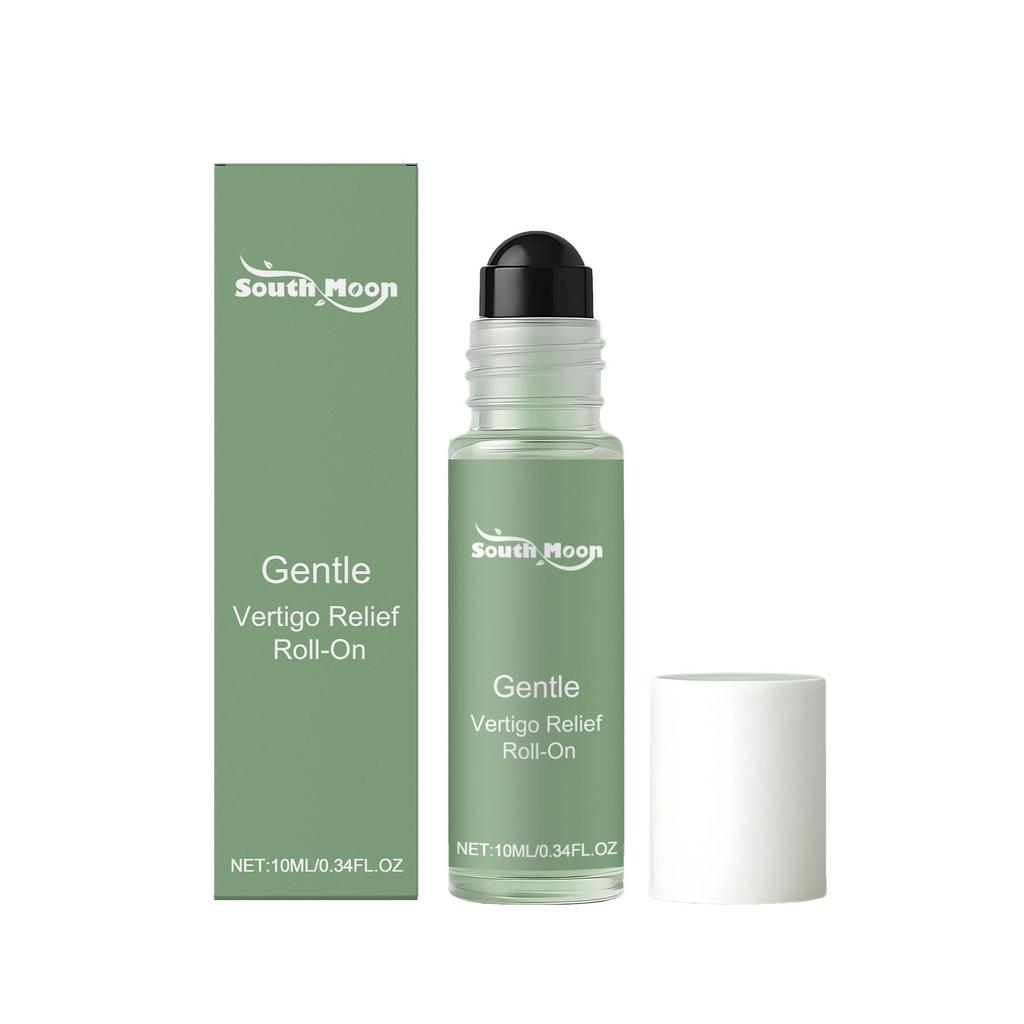 South Moon West Ice Refreshing Roll-On, Mint + Glycerin Dual-Action Formula 30-Second Rapid Motion Sickness Relief