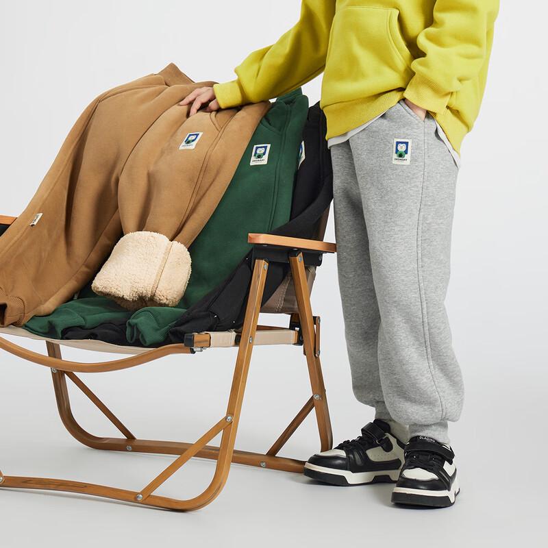 Duoduojia Boys  Fleece-Lined Winter Sweatpants 110