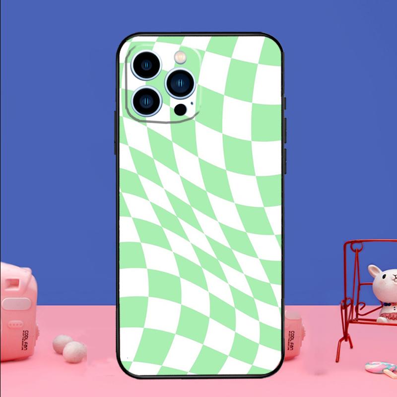 

Crazy Checkered Phone Case For iPhone 17 16 15 13 11 12 14 Pro Max mini 15 16 Plus 16e 17 Air Bumper Cover iPhone 14 Pro