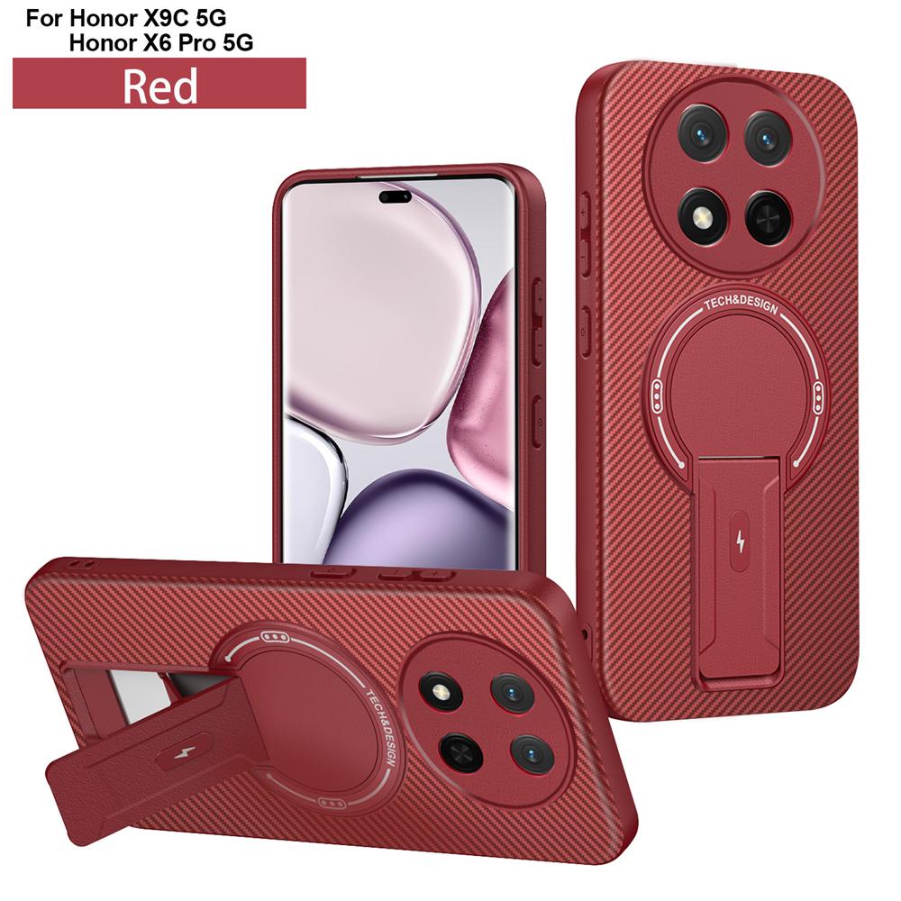 For Honor Magic7 Lite 5G Case Magnetic Stand Holder Armor Bracket Case For Honor Magic 7 Lite Magsafe Wireless Charge Cover