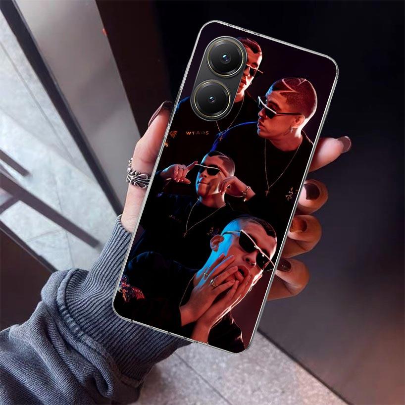 Bad Bunny X100pre Phone Case For Xiaomi Poco X7 X6 X5 Pro F7 Ultra Redmi 15C 15 13 13C 12 12C 10 10A 10C 9 9A 9C 9T Shell Poco X