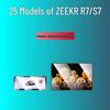 2025-2026 ZHIJIE R7/S7 Center Console Tempered Screen Protector & Interior Mod Accessories