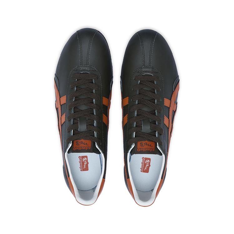 ONITSUKA TIGER Runspark Abrasion Resistant Low Top Casual Shoes Unisex Black Brown Sneakers 1183C442-200