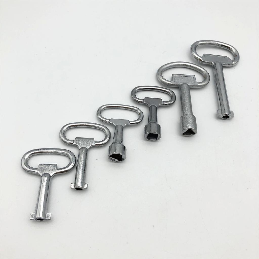 Universal MS705 Key for Triangle & Four-Corner Cabinet, Elevator Door & Water Meter Box Locks.