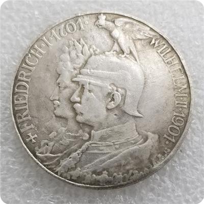 1901 Deutsche Gedenkmünzen zum Sammeln und Andenken aus Silber