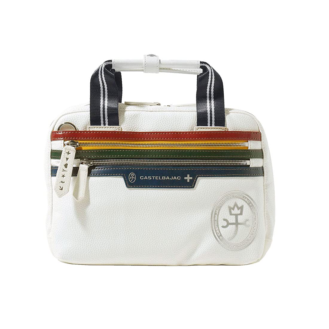 

Mini Briefcase Shoulder Bag 2WAY Yacht 028561 White [Castelbajac] білий