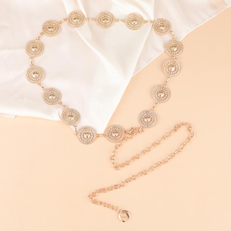 Versatile Bohemia Style Adjustable Waistband Long Waist Belt Dress Body Chain For Women Girls Vintage Openwork Waist Chain